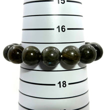 Load image into Gallery viewer, 14mm Labradorite Gemstone Beads Stretchy Bracelet