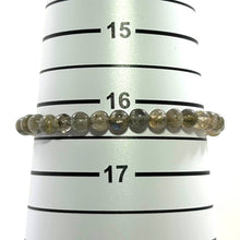 Load image into Gallery viewer, 5mm Labradorite Gemstone Stretch Bracelet