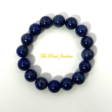 Load image into Gallery viewer, 10mm Lapis Lazuli Gemstone Stretch Bracelet