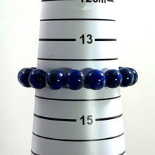 Load image into Gallery viewer, 10mm Lapis Lazuli Gemstone Stretch Bracelet