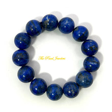 Load image into Gallery viewer, Lapis Lazuli Gemstone 16mm Round Beads Stretchy Bracelet