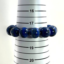 Load image into Gallery viewer, 17mm Lapis Lazuli Gemstone Stretch Bracelet