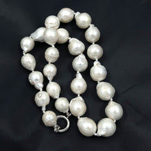 Load image into Gallery viewer, 11–14mm Baroque Pearl Necklace with Spring Clasp – 18”
