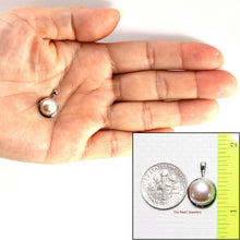 Load image into Gallery viewer, Lavender Pearl Pendant – 14k White Gold Encircles Design