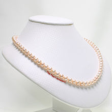 Load image into Gallery viewer, Peach Freshwater Cultured Pearl Necklace with Gold-Filled Clasp