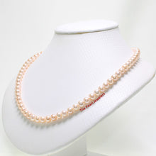 Load image into Gallery viewer, Peach Freshwater Cultured Pearl Necklace with Gold-Filled Clasp