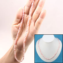 Load image into Gallery viewer, Misty Rose Small Baroque Pearl Necklace