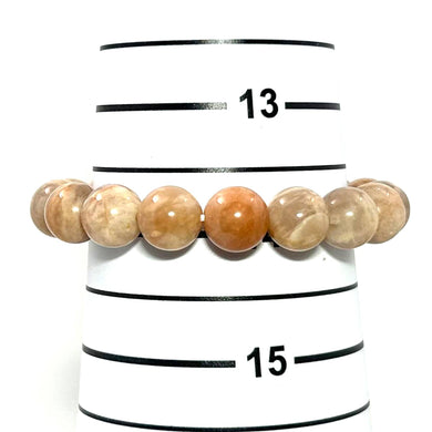 10mm Genuine Moonstone Beads Endless Bracelet