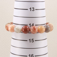 Load image into Gallery viewer, 10mm Multi-Color Agate Round Beads Bracelet