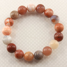 Load image into Gallery viewer, 10mm Multi-Color Agate Round Beads Bracelet