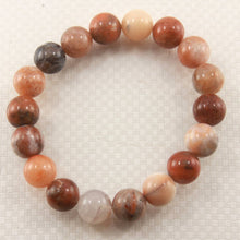 Load image into Gallery viewer, 10mm Multi-Color Agate Round Beads Bracelet