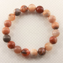Load image into Gallery viewer, 10mm Multi-Color Agate Round Beads Bracelet