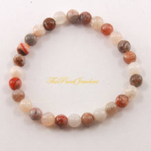 Load image into Gallery viewer, 750109-Genuine-Natural-Multi-Color-Agate-Beads-Endless-Bracelet
