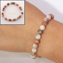 Load image into Gallery viewer, 750109-Genuine-Natural-Multi-Color-Agate-Beads-Endless-Bracelet