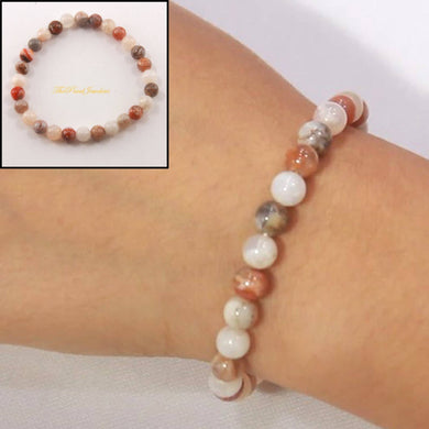 750109-Genuine-Natural-Multi-Color-Agate-Beads-Endless-Bracelet