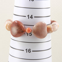 Load image into Gallery viewer, Multi-Color Agate Heart Beads Endless Bracelet