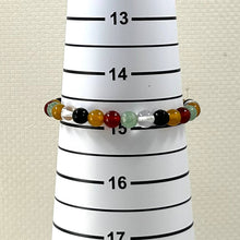 Load image into Gallery viewer, 6mm Multicolor Agate Stretch Bracelet