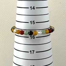 Load image into Gallery viewer, 6mm Multicolor Agate Stretch Bracelet