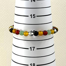 Load image into Gallery viewer, 6mm Multicolor Agate Stretch Bracelet