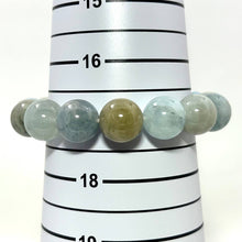 Load image into Gallery viewer, 14mm Multicolor Aquamarine Beads Stretchy Bracelet
