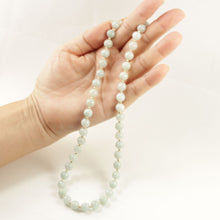 Load image into Gallery viewer, Natural Celadon Green Jade &amp; 14k Yellow Gold Beads Necklace
