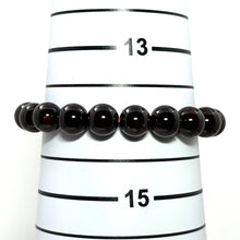 Load image into Gallery viewer, 8.5mm Garnet Gemstone Beads Stretchy Bracelet