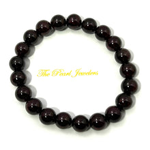 Load image into Gallery viewer, 8.5mm Garnet Gemstone Beads Stretchy Bracelet