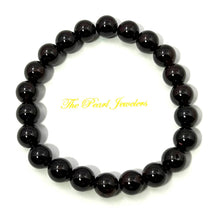 Load image into Gallery viewer, 8.5mm Garnet Gemstone Beads Stretchy Bracelet