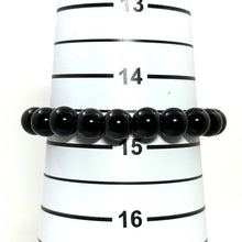 Load image into Gallery viewer, 8mm Black Obsidian Gemstone Stretch Bracelet