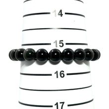 Load image into Gallery viewer, 8mm Black Obsidian Gemstone Stretch Bracelet