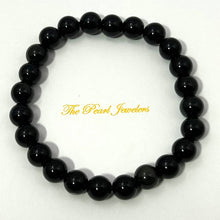 Load image into Gallery viewer, 8mm Black Obsidian Gemstone Stretch Bracelet
