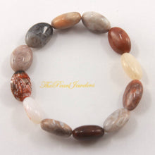 Load image into Gallery viewer, 10x14mm Oval Multi-Color Agate Endless Bracelet