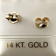 Load image into Gallery viewer, P1501-Pair-14k-Gold-Earrings-Backing-Good-for-Stud-Earrings-DIY