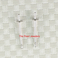 Load image into Gallery viewer, Pair of 14K Solid Yellow or White Gold Post Findings for Stud Earrings