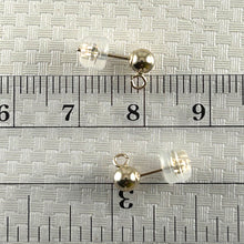 Load image into Gallery viewer, P1504-1602-14K-Yellow-Gold-4mm-Ball-Stud-Earrings-Finding-Perfect-For-DIY