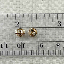 Load image into Gallery viewer, Pair of 14K Yellow Gold 5.9mm Filigree Ear Backs