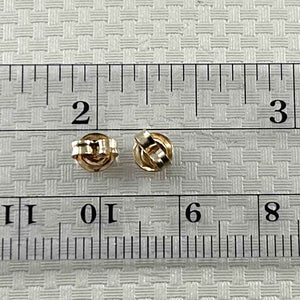 Pair of 14K Yellow Gold 5.9mm Filigree Ear Backs