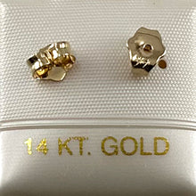 Load image into Gallery viewer, P1594-Pair-14k-Gold-Earrings-Backing-Good-for-Stud-Earrings-DIY