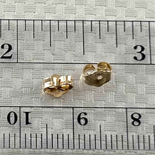 Load image into Gallery viewer, Pair of 14K Yellow Gold 5.9mm Ear Backs for Stud Earrings