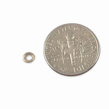 Load image into Gallery viewer, 14K Solid Yellow Gold Jump Ring 0.7-3.5mm open