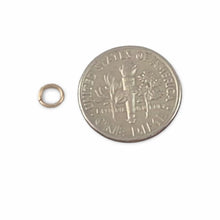 Load image into Gallery viewer, 14K Solid Yellow Gold Jump Ring 0.7x4.5mm open