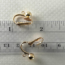 Load image into Gallery viewer, PS014-14k-Gold-Filled-Non-Pierced-Clip-for-Dangling-Earring-Finding-DIY