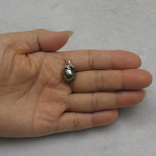 Load image into Gallery viewer, 14k Yellow Gold &amp; Diamond Natural Peacock Tahitian Pearl Pendant