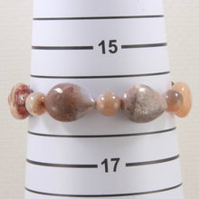 Load image into Gallery viewer, Pear Shape Between 8mm Beads Multi-Color Agate Bracelet