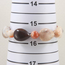Load image into Gallery viewer, Pear Shape Multi-Color Agate with 8mm Beads Bracelet