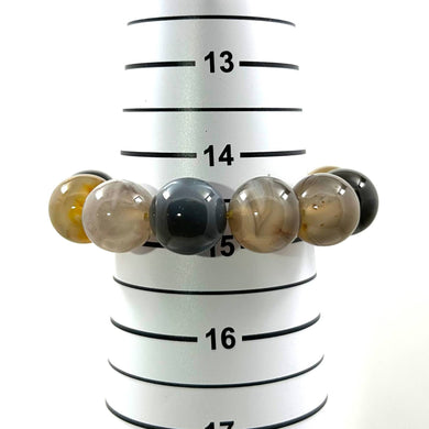 16mm Persian Gulf Agate Beads Stretchy Bracelet