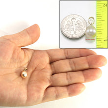 Load image into Gallery viewer, AAA Pink Freshwater Pearl Pendant – 14k Yellow Gold + Box Chain