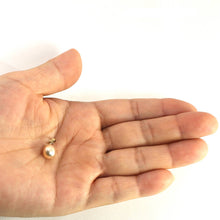 Load image into Gallery viewer, AAA Pink Freshwater Pearl Pendant – 14k Yellow Gold + Box Chain