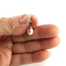Load image into Gallery viewer, Pink Pearl Pendant – 14k White Gold Claw Bail