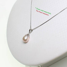 Load image into Gallery viewer, Pink Pearl Pendant – 14k White Gold Claw Bail